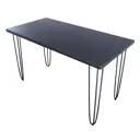 Кухонный стол прямоугольный Solarius Loft 710-10104 140x75x70 см дерево цвет антрацит