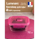 Контейнер стеклянный Luminarc Purebox active neon 0.76л цвет розовый 1шт