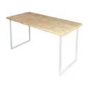 Кухонный стол прямоугольный Solarius 700-10266 140x75x80 см массив сосны цвет бежевый/белый