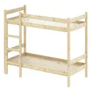 Кровать Solarius Dvuh90190lak-full 90x190 см массив сосны цвет бежевый