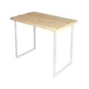Кухонный стол прямоугольный Solarius 700-10379 110x75x70 см массив сосны цвет бежевый/белый