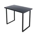Кухонный стол прямоугольный Solarius 700-10432 100x75x80 см массив сосны цвет антрацит/черный
