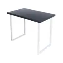 Кухонный стол прямоугольный Solarius 700-10431 100x75x80 см массив сосны цвет антрацит/белый