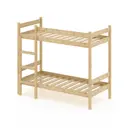 Кровать Solarius Dvuh90200net 90x200 см массив сосны цвет сосна