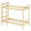 Кровать Solarius Dvuh80200-orto 80x200 см массив сосны цвет сосна