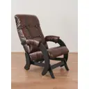 Кресло-качалка Glider Модель 68 antik 59x97x88 см кожа цвет венге