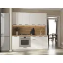 Кухонный гарнитур Сурская мебель Хелмер 160x214x47.8 см ЛДСП цвет белый