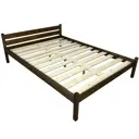 Кровать Solarius 150kltemd 150x200 см массив сосны цвет темный дуб