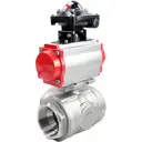 Кран шаровой прямой Dn.ru D160-08329 DN20 PN63 3/4" ВР нержавеющая сталь ручка плоская