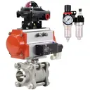 Кран шаровой прямой Dn.ru D160-11515 10x10 мм PN63 нержавеющая сталь ручка плоская