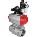 Кран шаровой прямой Dn.ru D160-11265 DN20 PN63 3/4" НР нержавеющая сталь ручка плоская