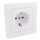 Розетка встраиваемая Bylectrica Аструм РС16-0502 с заземлением цвет белый