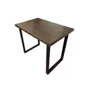 Кухонный стол прямоугольный Solarius 700-10372 110x75x70 см массив сосны цвет венге/черный