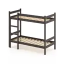 Кровать Solarius Dvuh100190ven 100x190 см массив сосны цвет венге