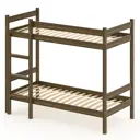 Кровать Solarius Dvuh90200temd-orto 90x200 см массив сосны цвет темный дуб