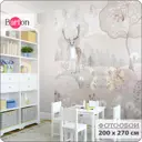 Фотообои флизелиновые Barton wall 3d Сказочный лес Животные 200x270 см K30502