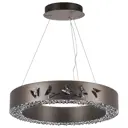 Люстра подвесная светодиодная Lightstar Faraone Faraone 16 м² теплый белый (желтый) свет цвет бронза