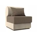 Кресло Лига Диванов Кипр 116385 64x77x83 см рогожка цвет бежевый/коричневый