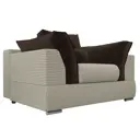 Кресло Лига Диванов Пекин 116040 135x90x115 см рогожка цвет бежевый/коричневый