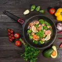 Сковорода Taller ⌀28см алюминий без крышки с антипригарным покрытием цвет черный