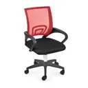 Офисное кресло Byroom Staff 55x95.5x48 см сетка цвет красный