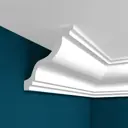 Плинтус потолочный Перфект PP-03 на потолок дюрополимер белый 2000x114x114 мм