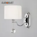 Бра Eurosvet Napoli 60095/1 хром E14