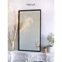 Зеркало с рамой Яркое зеркало М3030 30x30 см черное