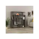 Стеллаж деревянный Leve 125x129x22 см нагрузка до 5 кг МДФ с покрытием цвет коричневый