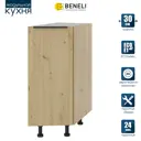 Напольный шкаф торцевой Beneli Color 30x82x57.6 см ЛДСП цвет коричневый