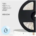 Светодиодная лента Kurato 122806 120 диодов 12 В 40 мм IP67 5 м холодный белый (голубой) свет