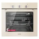 Электрический духовой шкаф Simfer B6er19071 60x59.5x56 см цвет бежевый