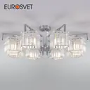 Люстра потолочная хрустальная Eurosvet 10126-8 хром