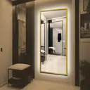 Зеркало с рамой Alias qr1604025g 40x160 см