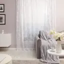 Тюль на ленте Дайан 250x260 см цвет белый
