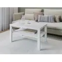 Журнальный столик прямоугольный Шведский стандарт Энкель 82 82x50x45 см белый
