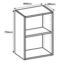 Каркас навесной, 60х35х70 см, белый, ЛДСП