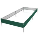 Высокая грядка 100x200 см зеленый