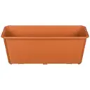 Ящик балконный Idiland 40x17x15 см v7 л пластик терракотовый