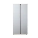 Шкаф распашной Wood&stone 100x210x56 см ЛДСП цвет дуб бунратти/белый