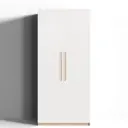 Шкаф распашной с полками Vivo trade 90x200x50 см ЛДСП цвет дуб сонома/белый