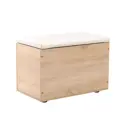 Пуф Мф Мира Герда 60x43 см цвет дуб сонома/белый