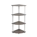 Стеллаж Gastrorag 1110/4W 40x112.5x40 см ЛДСП цвет коричневый