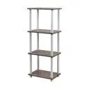 Стеллаж Gastrorag 30x112.5x45 см ЛДСП цвет серо-коричневый