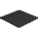Комплект грильято 50x50x40 мм 1.2 м черный
