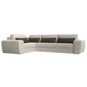 Диван Лига Диванов Лига-008 118788L 340x94x242 см рогожка цвет бежевый/коричневый