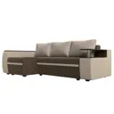Диван Лига Диванов Ричмонд 115016L 246x80x150 см рогожка цвет коричневый/бежевый