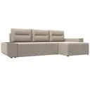 Диван Лига Диванов Чикаго 110771 249x90x154 см рогожка цвет бежевый