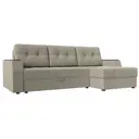 Диван Лига Диванов Эмир 110394 247x92x150 см рогожка цвет бежевый