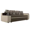 Диван Лига Диванов Ричмонд 114990 233x90x103 см рогожка цвет коричневый